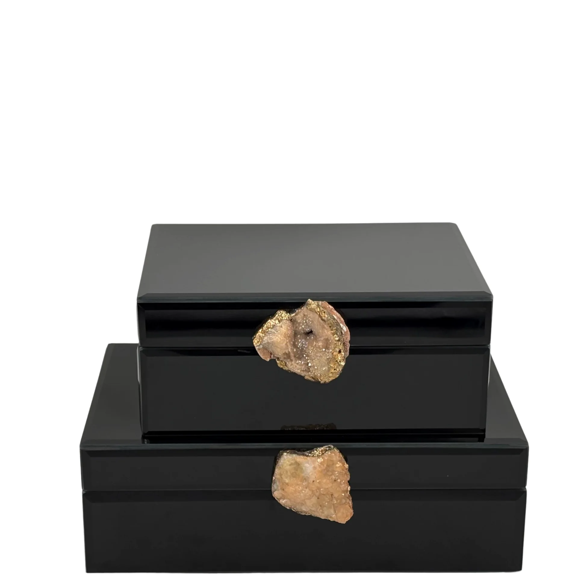 Siyah İkili Kutu Set