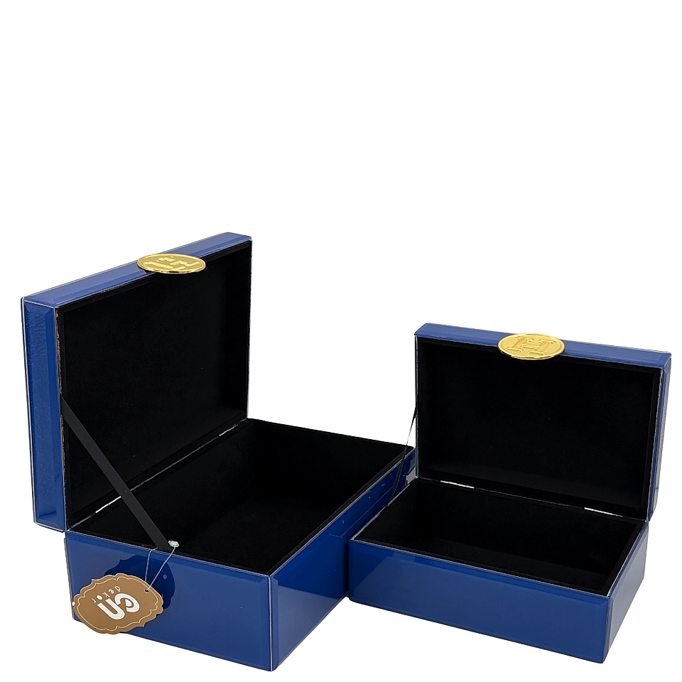 İkili Hermes Cam Dekoratif Kutu