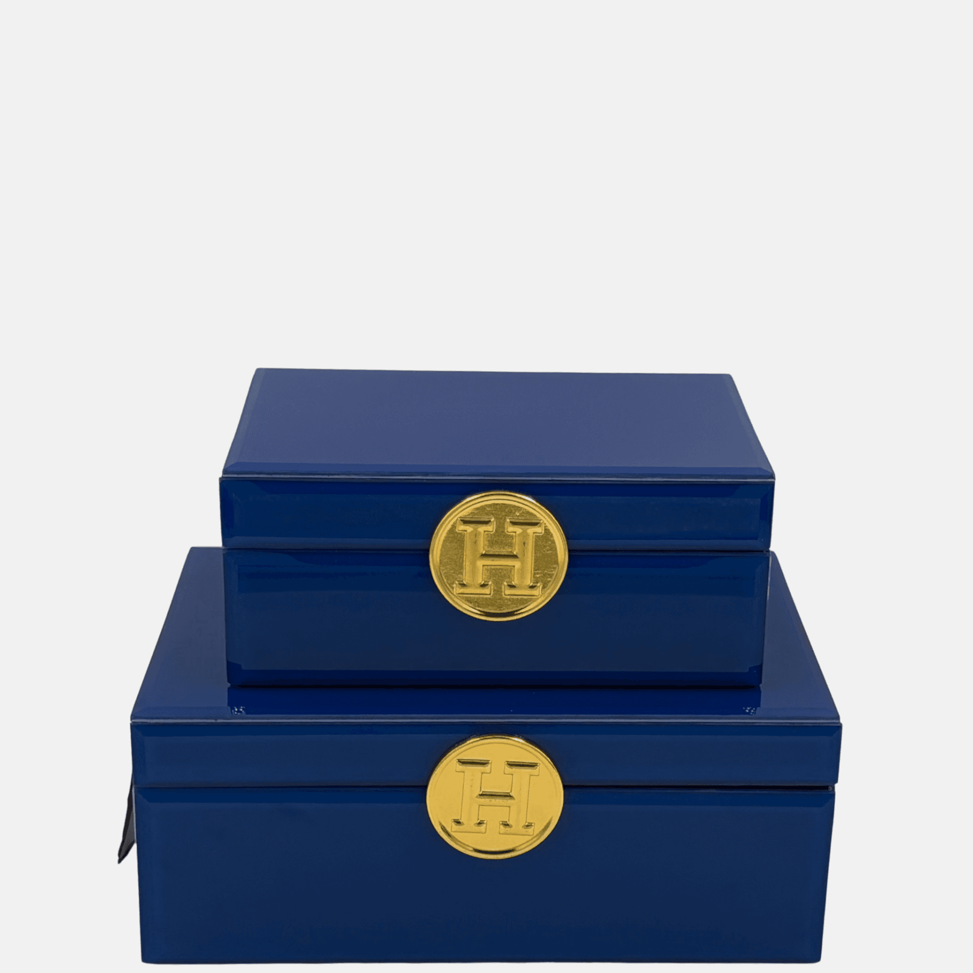 İkili Hermes Cam Dekoratif Kutu