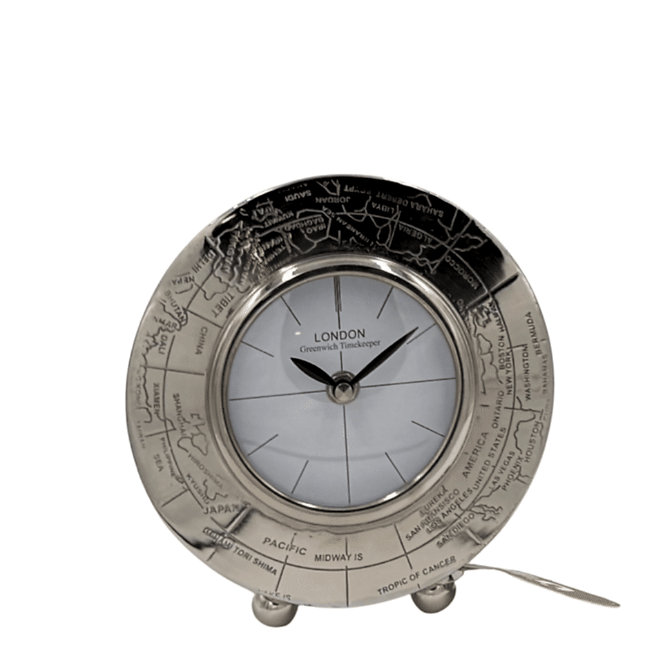Haritalı Masa Saati