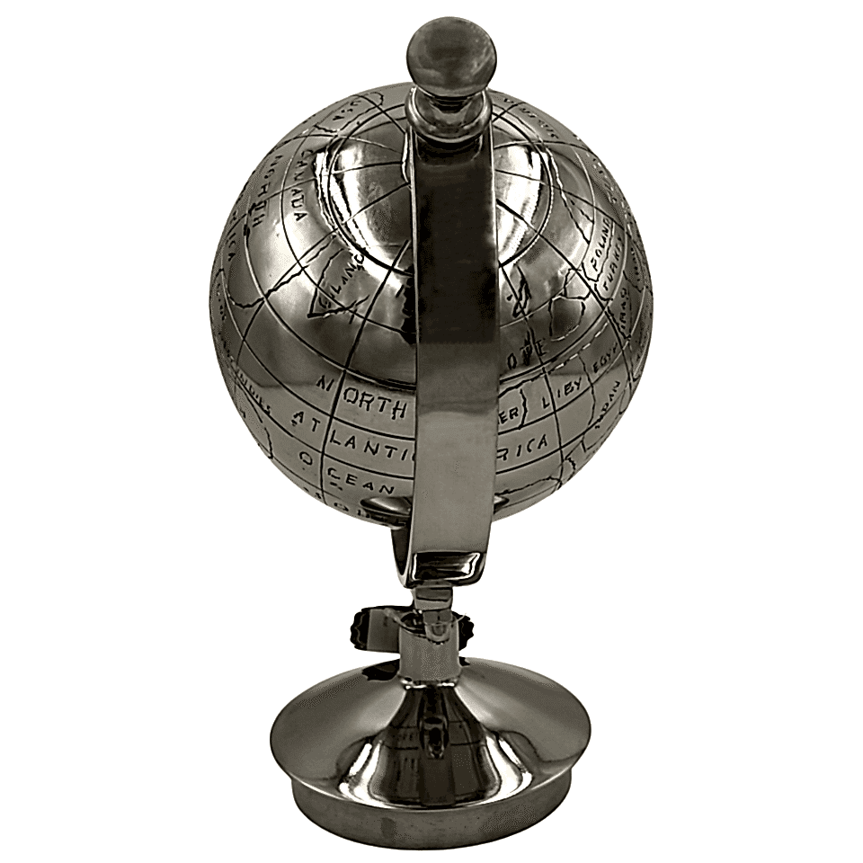 Gümüş Döküm Dünya Küre