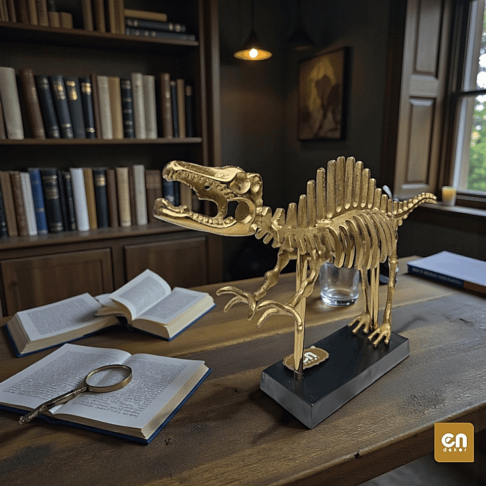 GOLD DÖKÜM DİNOZOR OBJE